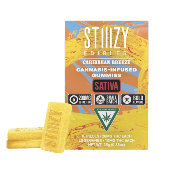 Caribbean Breeze Sativa-Infused Gummies